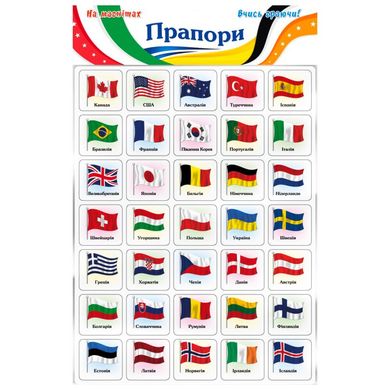 Набір магнітів Прапори настільна гра — що в комплекті | Sylarozumu.com.ua