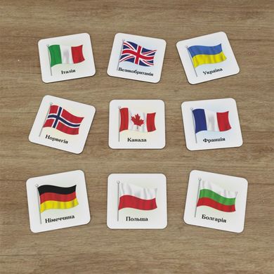 Набір магнітів Прапори настільна гра — що в комплекті | Sylarozumu.com.ua