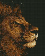 Фото Картина з страз Золотий лев ArtStory (ASM9) від інтернет-магазину рукоділля Sylarozumu.com.ua
