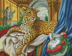 Фото Картина зі страз Королівський леопард (39 х 50 см) Dream Art (DA-31685) від інтернет-магазину рукоділля Sylarozumu.com.ua