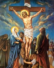 Фото Картина мозаїка Ісус помирає на хресті ТМ Алмазна мозаіка (DM-455) від інтернет-магазину рукоділля Sylarozumu.com.ua