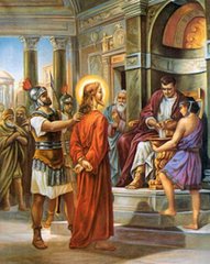 Фото Алмазна живопис Ісус перед Пилатом ТМ Алмазна мозаіка (DM-458) від інтернет-магазину рукоділля Sylarozumu.com.ua