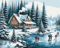 Фото Розмальовки за номерами Зимові канікули (BSM-B53846) від інтернет-магазину картин-розмальовок Sylarozumu.com.ua