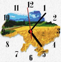 Фото Картина за номерами годинник Україна (ASG015) ArtStory (Без коробки) від інтернет-магазину картин-розмальовок Sylarozumu.com.ua