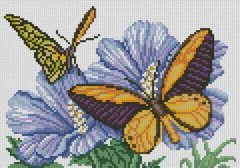 Фото Картина зі страз Метелики з анемонами (21 х 30 см) Dream Art (DA-31831) від інтернет-магазину рукоділля Sylarozumu.com.ua
