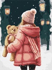 Фото Малювання по номерам На зимовій прогулянці ©art_selena_ua (KHO8321) Ідейка (Без коробки) від інтернет-магазину картин-розмальовок Sylarozumu.com.ua