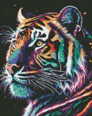 Фото Набір алмазної мозаїки Фантастичний тигр з голограмними стразами (AB) ©art_selena_ua Ідейка (AMO7742) від інтернет-магазину рукоділля Sylarozumu.com.ua