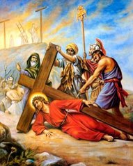 Фото Картина мозаїка Ісус падає втретє ТМ Алмазна мозаіка (DMF-452) від інтернет-магазину рукоділля Sylarozumu.com.ua