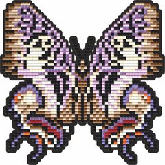 Фото Набір алмазної мозаїки Фіолетовий метелик Арт Соло (БАТ30) від інтернет-магазину рукоділля Sylarozumu.com.ua