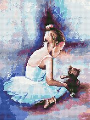 Фото Картина стразами Маленька балерина НікіТошка (EJ1578) від інтернет-магазину рукоділля Sylarozumu.com.ua
