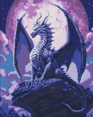 Фото Алмазна живопис Величний дракон з голограмними стразами (AB) Ідейка (AMO7914) від інтернет-магазину рукоділля Sylarozumu.com.ua