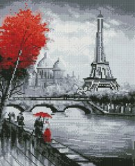 Фото Алмазна картина Осінній Париж Алмазна мозаіка (OSG026) від інтернет-магазину рукоділля Sylarozumu.com.ua