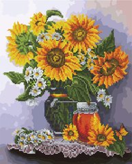 Фото Алмазна картина Соняшники і мед (BGZS1108) від інтернет-магазину картин-розмальовок Sylarozumu.com.ua