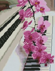 Фото Набір алмазної вишивки Мелодія орхідей BrushMe (GF5236) від інтернет-магазину рукоділля Sylarozumu.com.ua