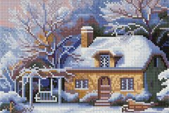 Фото Картина з страз Зимова казка ColorArt (CLR-PDT726) від інтернет-магазину рукоділля Sylarozumu.com.ua