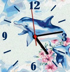 Фото Малювання по номерам Дельфіни (ASG021) ArtStory (Без коробки) від інтернет-магазину картин-розмальовок Sylarozumu.com.ua
