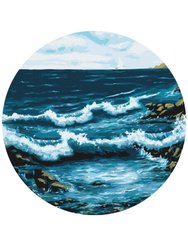 Фото Живопис по номерам Океанські хвилі (Розмір L) (RC00050L) (Без коробки) від інтернет-магазину картин-розмальовок Sylarozumu.com.ua