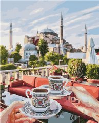 Фото Алмазна картина Чаювання в Стамбулі (GZS1150) (Без коробки) від інтернет-магазину картин-розмальовок Sylarozumu.com.ua