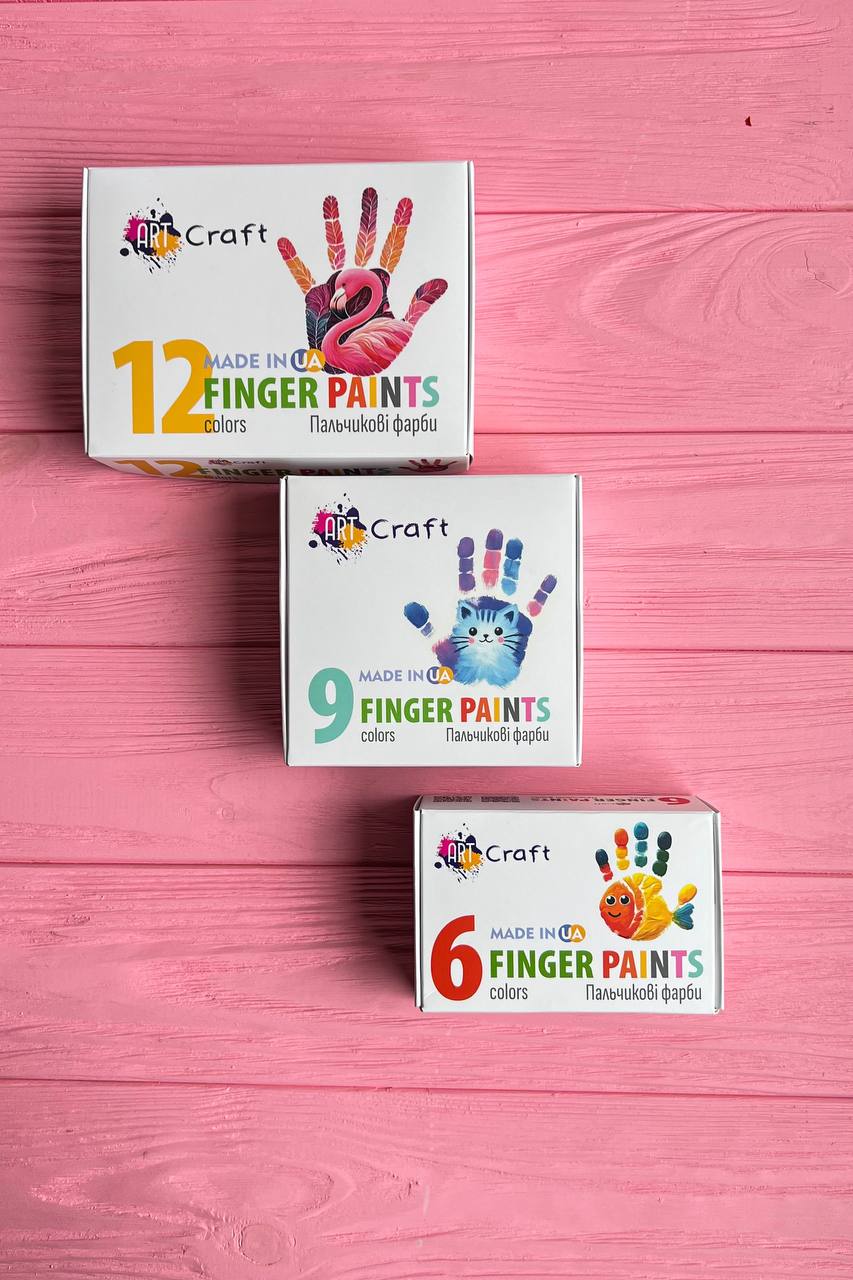 пальчикові фарби для дітей