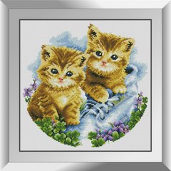 Фото Картина из страз Рыжие котята Dream Art (DA-31341, ) от интернет-магазина рукоделия Sylarozumu.com.ua