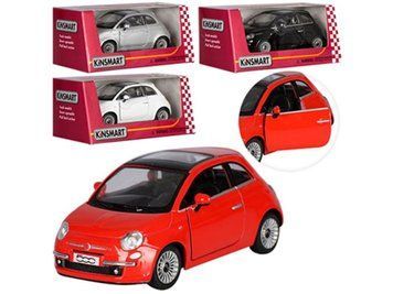 Машинка Kinsmart (КТ5345W) 2007 Fiat 500 настільна гра &mdash; що в комплекті | Sylarozumu.com.ua