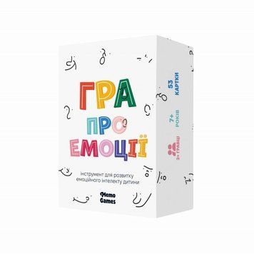 Игра об Эмоциях настольная игра и пример комплектации | Sylarozumu.com.ua