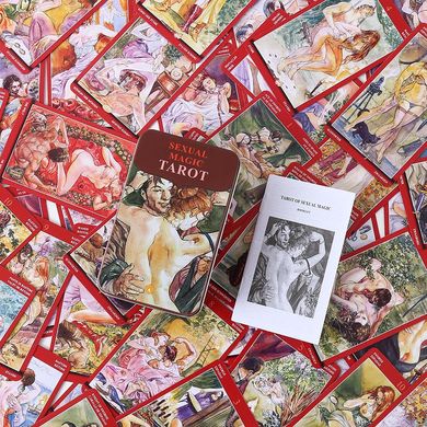 Фото Таро Сексуальної Магії в металевій коробці / Sexual Magic Tarot колоди карт від інтернет-магазину Sylarozumu.com.ua