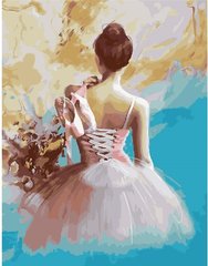 Фото Картина за номерами Балерина (BK-GX23294) (Без коробки) від інтернет-магазину картин-розмальовок Sylarozumu.com.ua