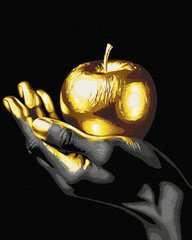 Фото Картина по номерам Золотой фрукт (черное полотно) (BSM-BB0011) от интернет-магазина картин-раскрасок Sylarozumu.com.ua