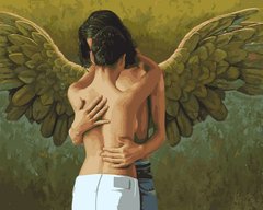 Фото Картина за номерами Поцілунок ангела (VP1419) Babylon від інтернет-магазину картин-розмальовок Sylarozumu.com.ua