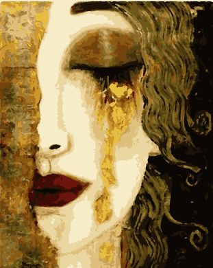 Фото Картина за номерами Золоті сльози (з золотою фарбою) (ART-B-7506) Artissimo від інтернет-магазину картин-розмальовок Sylarozumu.com.ua