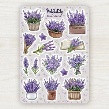Стикеры с наклейками MriyTaDiy, Lavender-2