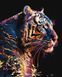 Комплектація Картина за номерами Прекрасний звір з фарбами металік extra ©art_selena_ua (KH6520) Ідейка від інтернет-магазину товарів для творчості Sylarozumu.com.ua