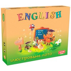Английский язык (лото) настольная игра и пример комплектации | Sylarozumu.com.ua