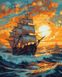 Комплектація Картина за номерами Корабель у променях сонця (NIK-N788) від інтернет-магазину товарів для творчості Sylarozumu.com.ua