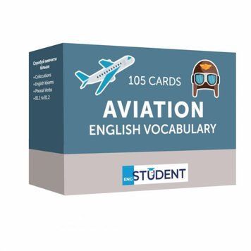 Карточки для изучения - Aviation English Vocabulary настольная игра и пример комплектации | Sylarozumu.com.ua