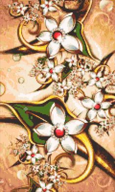 Фото Картина из страз Винтажные цветы ТМ Алмазная мозаика (DM-309, ) от интернет-магазина рукоделия Sylarozumu.com.ua