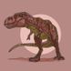 Комплектація Розмальовка по номерах Тиранозавр червоний (ACR-15023-AC) ArtCraft (Без коробки) від інтернет-магазину товарів для творчості Sylarozumu.com.ua