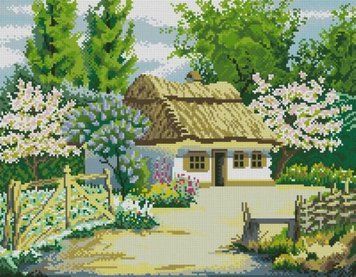 Фото Алмазная картина Домик (39 х 50 см) Dream Art (DA-31757, Без подрамника) от интернет-магазина рукоделия Sylarozumu.com.ua