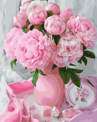 Фото Картина по номерам Розовые пионы (ANG787) (Без коробки) от интернет-магазина картин-раскрасок Sylarozumu.com.ua
