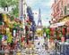 Комплектація Алмазна картина Вулички Парижу НікіТошка (GJ5503) від інтернет-магазину наборів для рукоділля Sylarozumu.com.ua