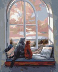 Фото Живопись по номерам Пейзаж для котиков (BSM-B52220) от интернет-магазина картин-раскрасок Sylarozumu.com.ua