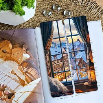 Мечты и Действия Закладка для книг Art bm-62 Зима за окном