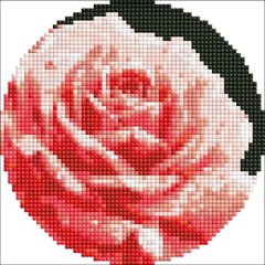 Фото Набор алмазной мозаики Совершенная роза с голограммными стразами (AB) ©art_selena_ua Идейка (AM-R7919, На подрамнике) от интернет-магазина рукоделия Sylarozumu.com.ua