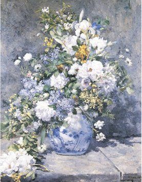 Фото Алмазная картина Весенний букет худ. Pierre-Auguste Renoir Диамантовые ручки (GU_189678, На подрамнике) от интернет-магазина рукоделия Sylarozumu.com.ua