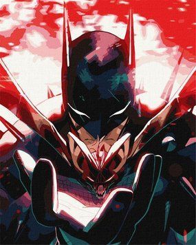 Фото KH8718 Картина за номерами Batman: Темний Лицар з фарбами металік &copy;Warner Bros 40 х 50 см Ідейка від інтернет-магазину картин-розмальовок Sylarozumu.com.ua