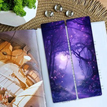 Закладка для книг MriyTaDiy, art bm-81 Фиолетовый Лес