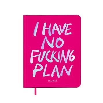 Блокнот для планирования I HAVE NO PLAN розовый книга в магазине Sylarozumu.com.ua