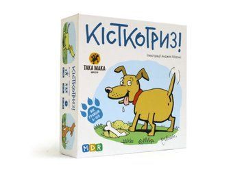 ТАКА МАКА Костегрыз (110001-UA) настольная игра и пример комплектации | Sylarozumu.com.ua