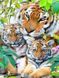 Комплектация Набор алмазная вышивка Тигрица с тигрятами My Art (MRT-TN541, На подрамнике) от интернет-магазина наборов для рукоделия Sylarozumu.com.ua